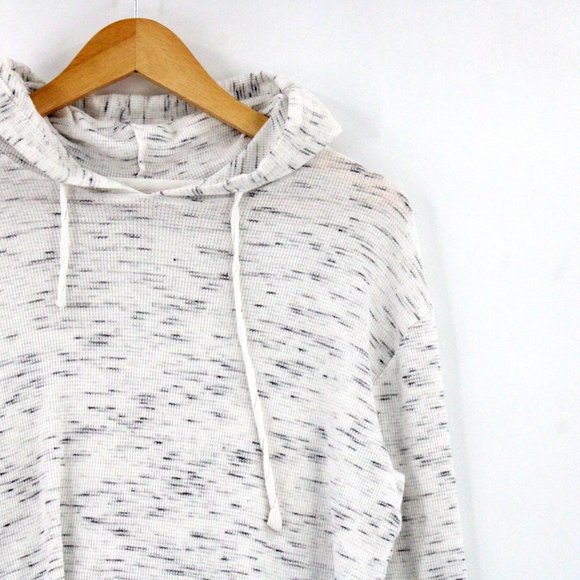 Rustic Souls Hoodie Womens White Pullover Knit Drawstring Hooded Size Medium M - Picture 2 of 9